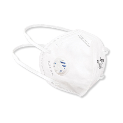FFP1 NR Disposable Flat Fold Face Respirator with Headbands and Exhalation Valve