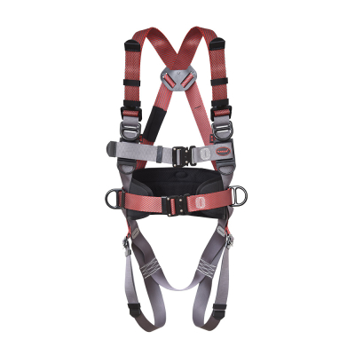 Tower Climbing Harness with 4 Adjustment & 3 Attachment Points