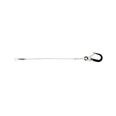 Restraint Twisted Rope Lanyard with One Side Loop and Other Side Hook PN136