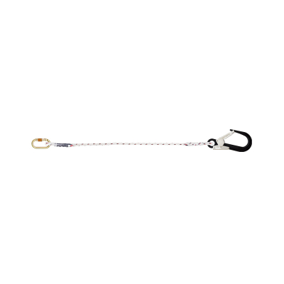 Restraint Twisted Rope Lanyard with One Side Karabiner PN112 and Other Side Hook PN136