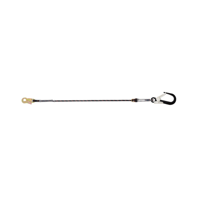 Restraint Kernmantle Rope Adjustable Lanyard with One Side Hook PN121 and Other Side Hook PN136