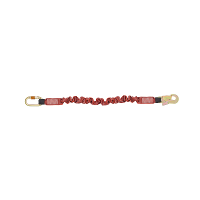 Restraint Expandable Lanyard with One Side Karabiner PN112 and Other Side Hook PN121