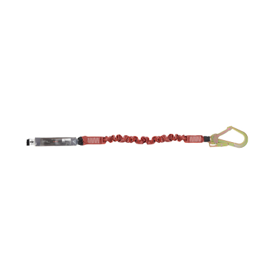 Energy Absorbing Expandable Webbing Lanyard with one Side Loop and Other Side Hook PN131N