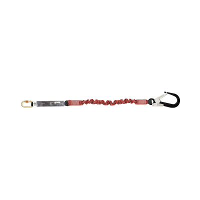 Energy Absorbing Expandable Webbing Lanyard with one Side Hook PN121 and Other Side Hook PN136