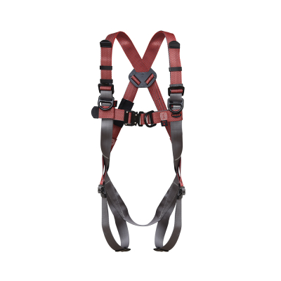 Safety harness with 3 point adjustment and 2 point attachment 